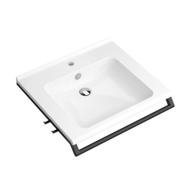 HEWI 650mm Modular Washbasin- Grab Rail & Hook Set